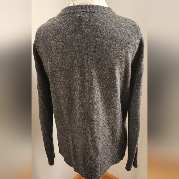 J.Crew women's grey colorblock crew neck sweater with zippers in size S - Picture 4 of 8